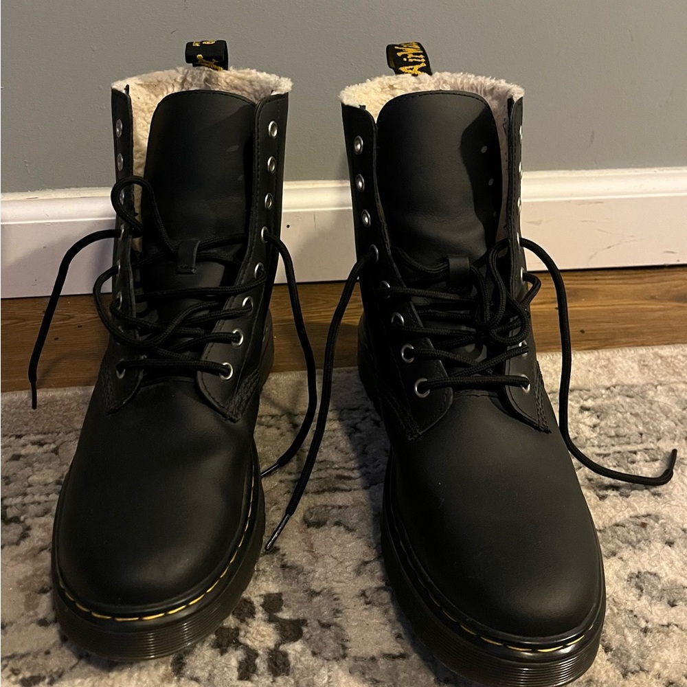 Black Leather Women's Boots